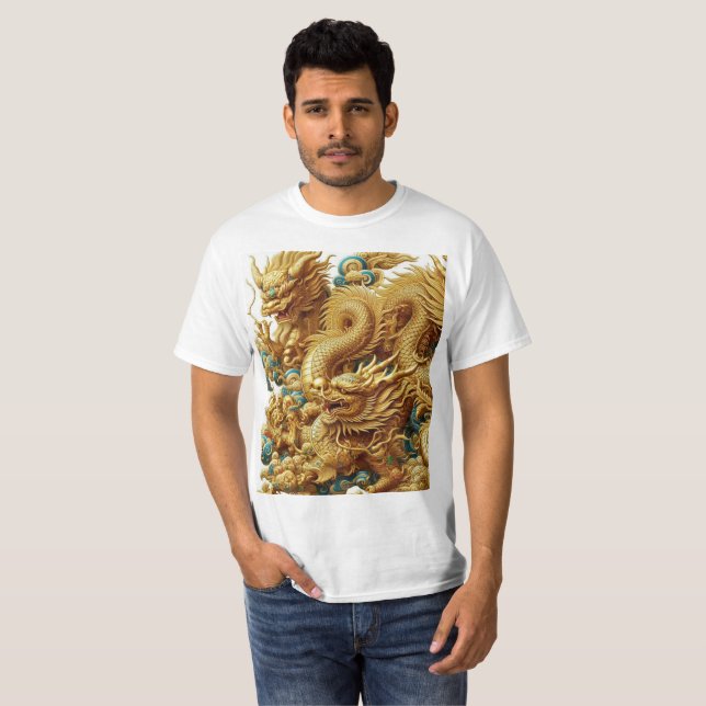 Camiseta dragão chinês (Frente Completa)