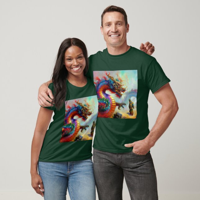 Camiseta Dragão chinês (31) (Unissex)