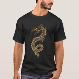 Camiseta Dragão Chinês Ano Novo Mitologia na Ásia Ocidental