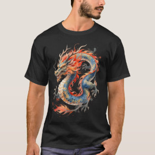 Camiseta Dragão Chinês Mitologia Asiática Zodíaco