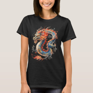 Camiseta Dragão Chinês Mitologia Asiática Zodíaco