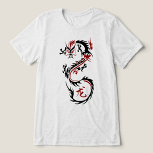 Camiseta Dragão Chinês Moderno