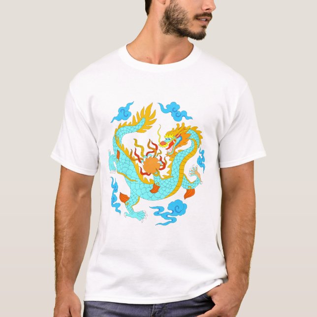 Camiseta Dragão chinês (versão 7) (Frente)