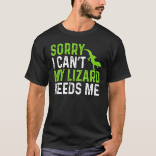 Camiseta Dragão com barba de réptil Não posso precisar de m