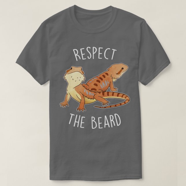 Camiseta Dragão com barba respeita a barba (Frente do Design)