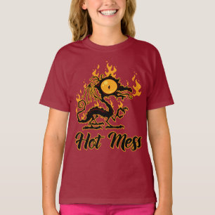 Camiseta Dragão Crispado Quente