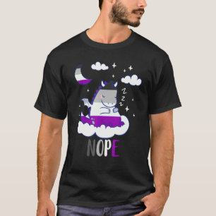 Camiseta Dragão Cugado Asexuado Nope Ace Sono Noite Lgbqa A