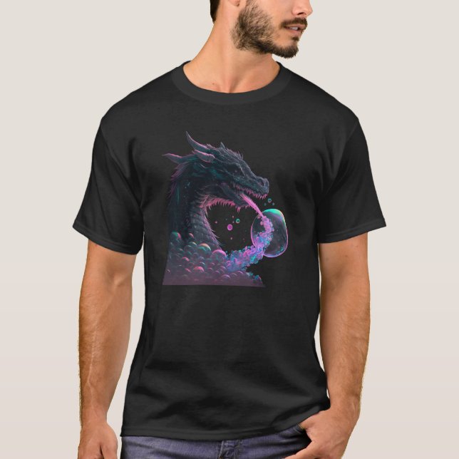 Camiseta Dragão da Paz Com Bolhas  1 (Frente)