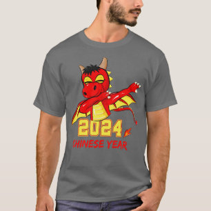 Camiseta Dragão Dabbing 2024 chinês
