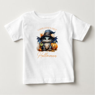 Camiseta Dragão de 1rua de Cama de Halloween