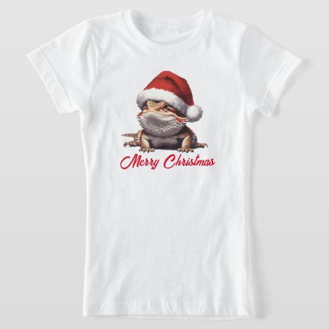 Camiseta Dragão-de-barba-branca e Chapéu-Santa (Postura )