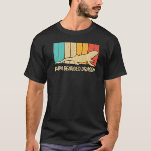 Camiseta Dragão De Barba Para Pai Masculina Iguana Lizard