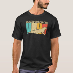 Camiseta Dragão De Barba Para Pai Masculina Iguana Lizard