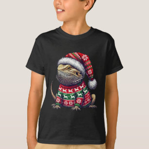 Camiseta Dragão de Barba Suado Feio Natal