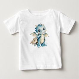 Camiseta Dragão de Bebê do Inverno Caprichoso Segurando Pat