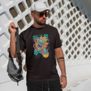 Camiseta Dragão de Cães Chinês