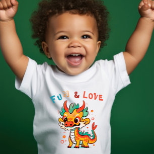 Camiseta Dragão de Cartonagem Chinês Ano Novo Presente para