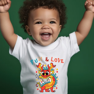 Camiseta Dragão de Cartonagem Chinês Ano Novo Presente para