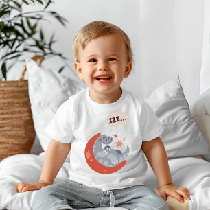 Camiseta Dragão de crianças engraçadas dormindo