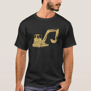Camiseta dragão de escavador amarelo