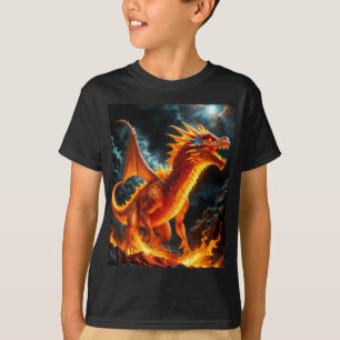 Camiseta Dragão de Fogo