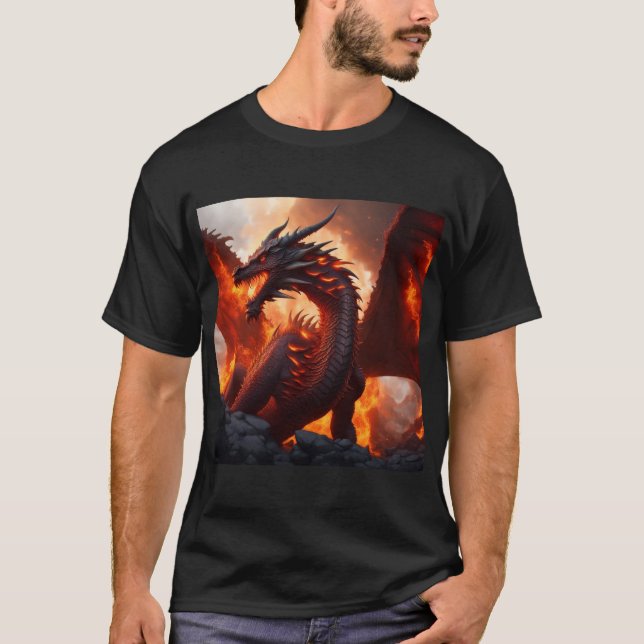 Camiseta Dragão de Fogo (Frente)