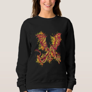 Camiseta Dragão de Fogo com fogo de dragão e dragão soprand