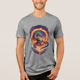 Camiseta Dragão de Fogo Majestoso