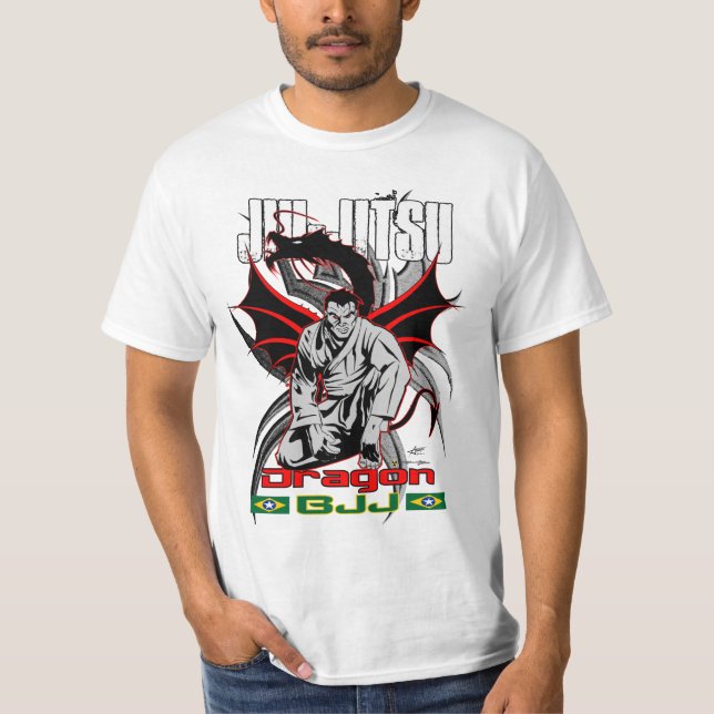 Camiseta Dragão de Jiu-Jitsu - 1 (Frente)
