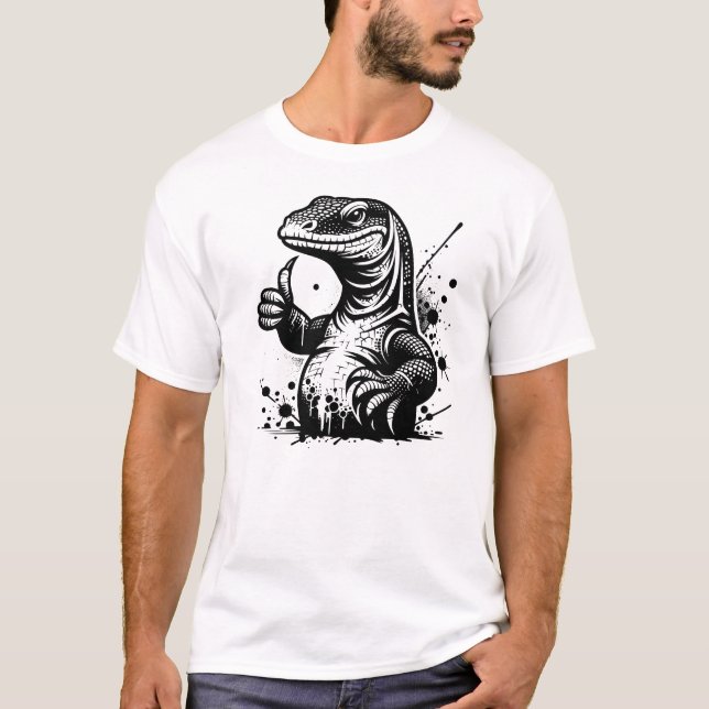 Camiseta dragão de Komodo (Frente)