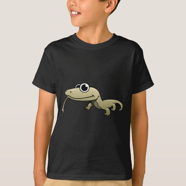 Camiseta Dragão de Komodo dos desenhos animados (Frente)
