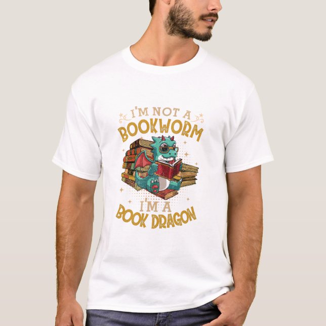 Camiseta Dragão de Livro (Frente)