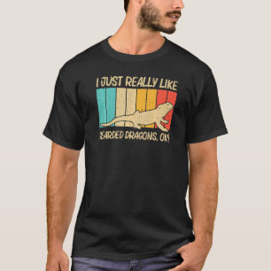 Camiseta Dragão De Mão Para Homens Réptil Iguana Lizard