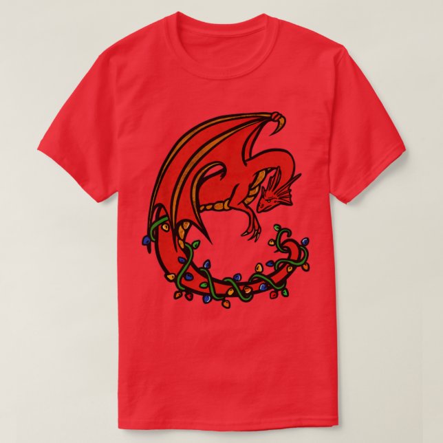 Camiseta Dragão de Natal (Frente do Design)