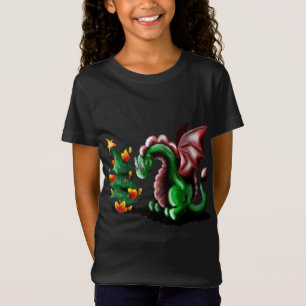 Camiseta Dragão de Natal Feliz