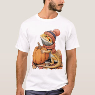 Camiseta Dragão de Queda com Arte de Pumpkin