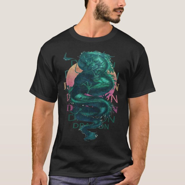 Camiseta Dragão de Tóquio Japonês (Frente)