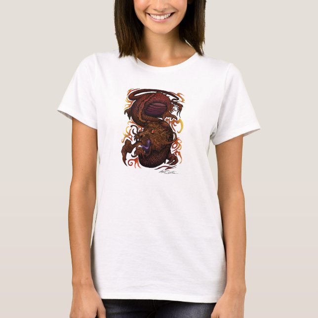 Camiseta Dragão (Design de assinatura) (Frente)
