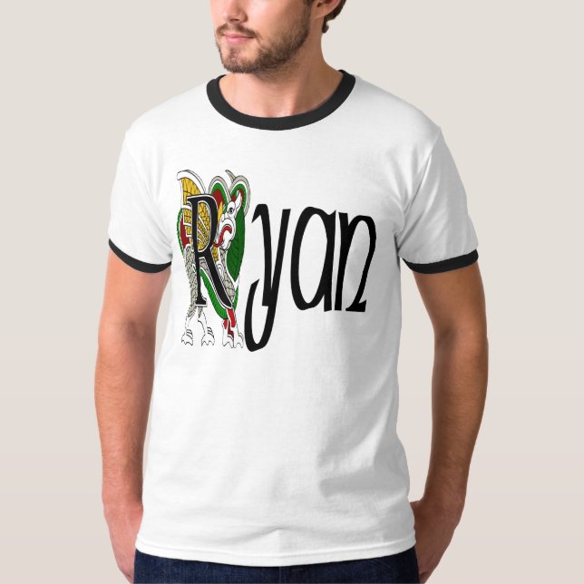 Camiseta Dragão do céltico de Ryan (Frente)