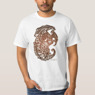 Camiseta Dragão do maquinismo de relojoaria