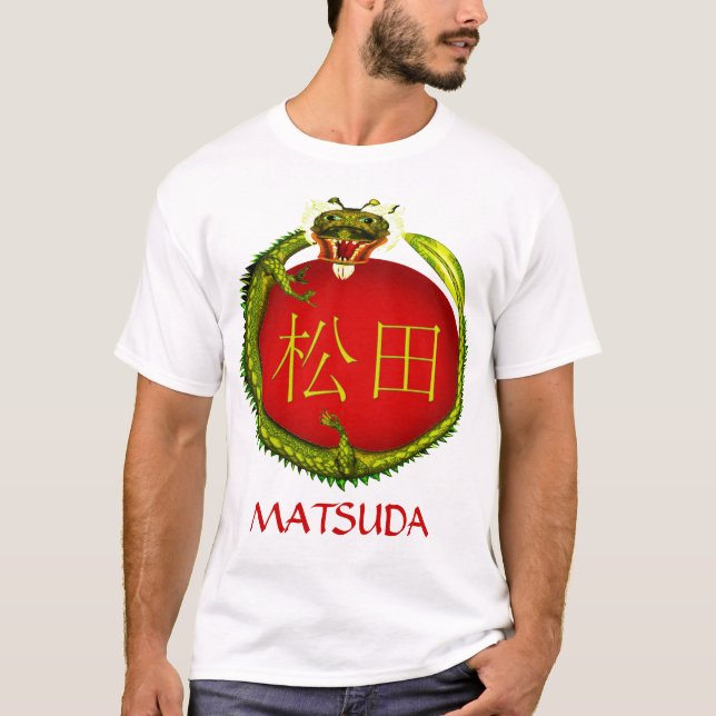 Camiseta Dragão do monograma de Matsuda (Frente)