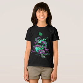 Camiseta Dragão do submundo chinês Via de água mítica