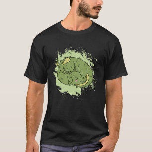 Camiseta Dragão dormindo Fantasia Animal