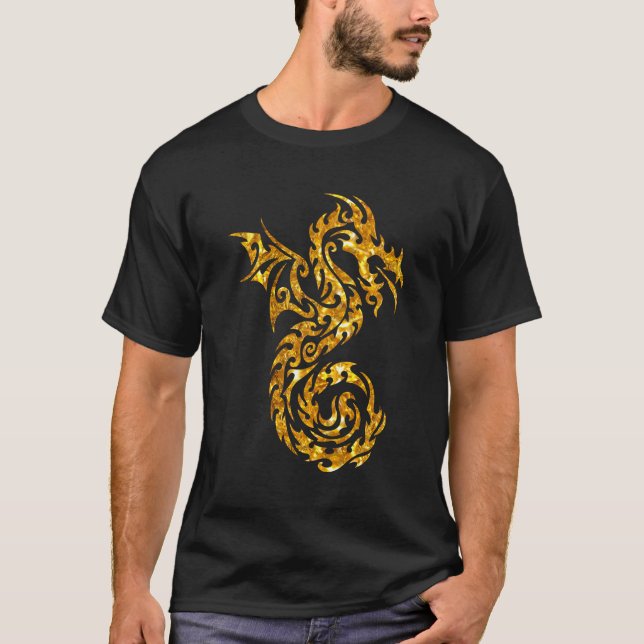 Camiseta Dragão dourado (Frente)