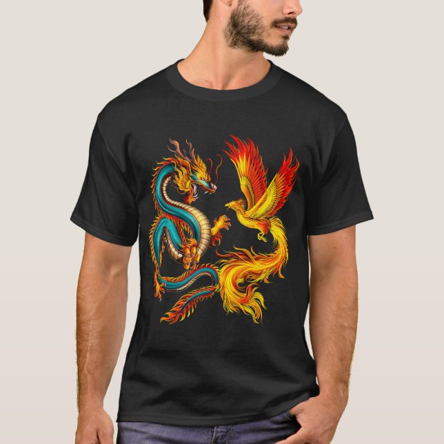 Camiseta Dragão e Fênix (Frente)