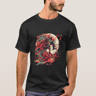 Camiseta Dragão E Porta Rapariga Tradicional Inspirados No