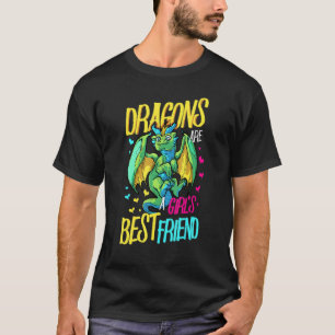 Camiseta Dragão É Um Dragão Mais Amigo Para As Meninas