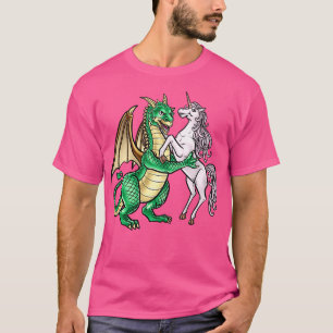 Camiseta Dragão e Unicórnio Dancing waltz - criatura musica