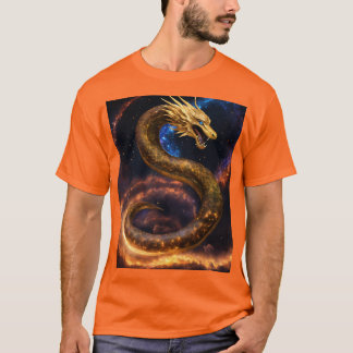 Camiseta Dragão em Fogo - Soltar o Inferno