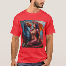 Camiseta Dragão em LoveT-Shirt